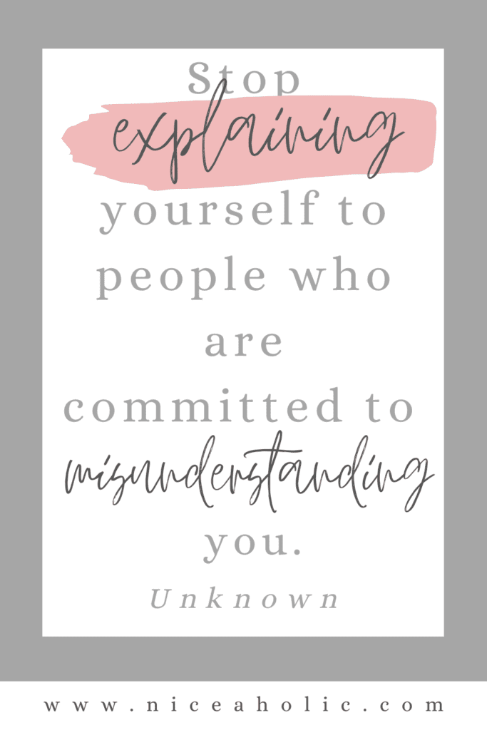 Stop Explaining Yourself Quotes. Stop Explaining Yourself To People Who Are Committed to Misunderstanding You. Unknown. Pinterest Pin